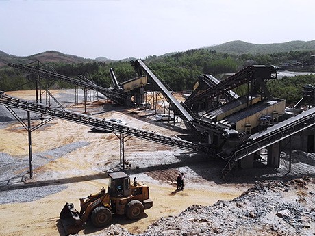 破隧道圍巖，每小時250噸砂石生產線配置清單及報價詳情