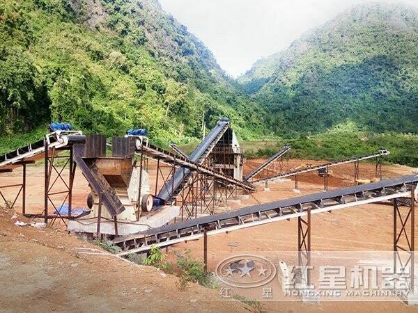 碎石制砂機(jī)現(xiàn)場(chǎng)