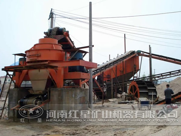 頁(yè)巖制砂機(jī)生產(chǎn)現(xiàn)場(chǎng)