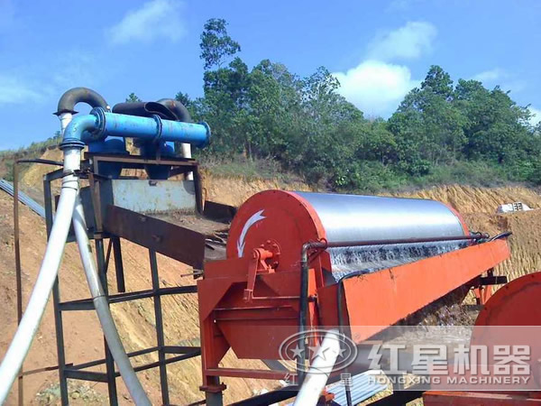 磁選機(jī)現(xiàn)場實拍