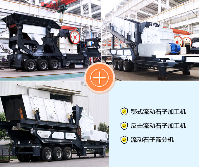 鄂式、反擊、篩分流動加工機