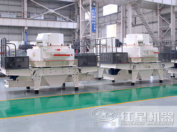 水鎂石制砂機(jī)車(chē)間圖