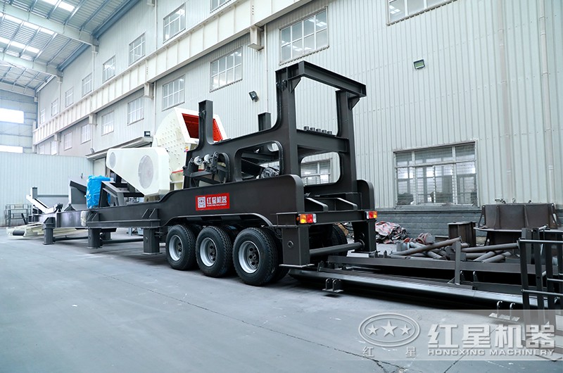 小型簡化移動式建筑石子破碎機(jī)
