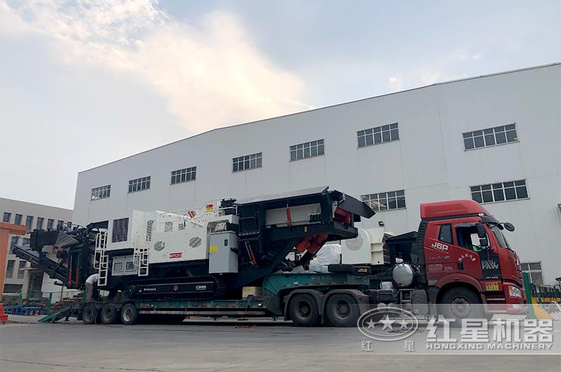 日產(chǎn)300方聯(lián)合式移動破碎站，你敢想它敢干