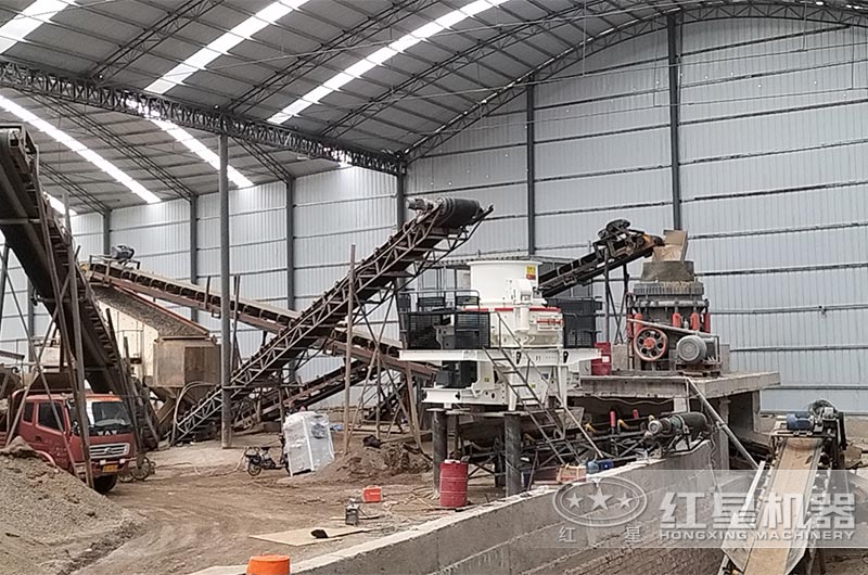 一小時100噸建筑垃圾處理，固定式破碎生產(chǎn)線把握市場需求